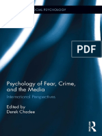 Derek Chadee - (Ed.) - Psychology of Fear, Crime and The Media - International Perspectives-Routledge (2016)