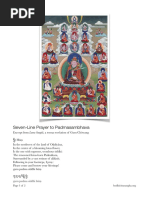 Seven Line Prayer To Padmasambhava