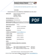 Plan de Capacitacion Año Lectivo 2021-2022