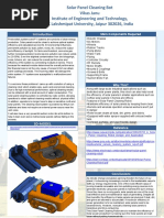 Solar Panel Cleaning Bot Vikas Janu Institute of Engineering and Technology, JK Lakshmipat University, Jaipur 302026, India