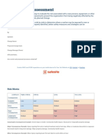 Change Risk Assessment