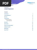 Linear Expansion