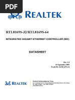 RTL8169S DataSheet