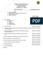 June 12 2023 Mitchell Board of Education Meeting Agenda