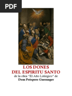 LOS DONES DEL ESPÍRITU SANTO. Dom Gueranger