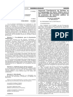 Decreto Supremo #388-2015-Ef - Transferencia Inversion Publica en Infraestructura Educativa