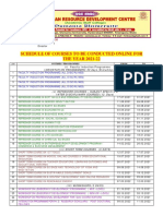 Courses For The Year 2021-22