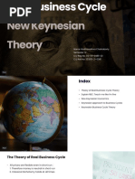 Real Business Cycle New Keynesian Theory