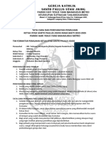 Lampiran - Tata Cara Dan Persyaratan Pemilihan Ketua Stasi St. Paulus Jojog Masa Bakti 2023-2025 (Oke)