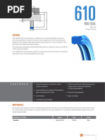 Hallite - 610 - Datasheet - ROD SEAL