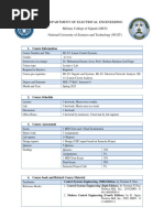 EE-371 Linear Control Systems First Day Handout