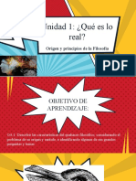 1° Unidad Filosofía Qué Es Lo Real