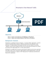 3.7.10 Lab - Use Wireshark To View Network Traffic: Topology