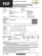 The Oriental Insurance Company Limited: Particulars of Insured Vehicle