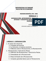 Módulo 1 Microeconomía, Eco. 2381, Química