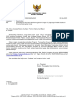 Surat Undangan KPK - Pembahasan Rencana Aksi Di Lingkungan Pelaku Usaha Di Provinsi Kalimantan Barat