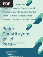 Poder Constituyente en El Perú