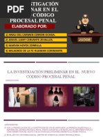 La Investigacion Preliminar en El Nuevo Codigo Procesal Penal