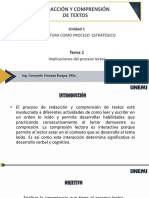 Redacción Y Comprensión de Textos: Tema 1