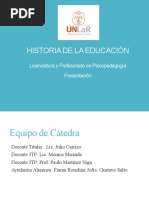 Hist de La Ed Presentación