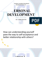 Personal Development - 12 - Lesson1.KNOWING AND UNDERSTANDING ONESELF DURING MI