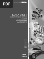 Data Sheet: General Purpose Chip Resistors