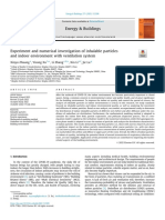 Experiment and Numerical Investigation of Inhalable Particles...