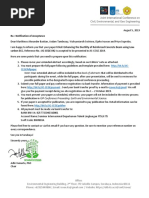 JIC-CEGE 042 Acceptance Notification