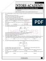 PHY Class - 12 WPP No. 2 - Capacitance