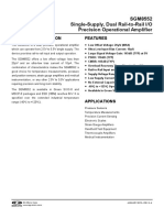 SGM8552 Single-Supply, Dual Rail-to-Rail I/O Precision Operational Amplifier