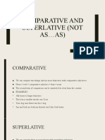 Comparative and Superlative