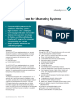 Catalog 84. INTECONT Tersus For Measuring Systems