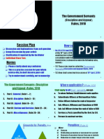 The Government Servants (Discipline & Appeal) Rules 2018