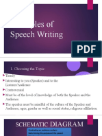 Principles of Speech Writing