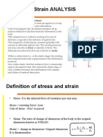 Stress and Strain Analysis