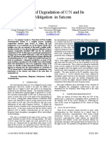 Causes of Degradation of C - N and Its