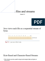 Java Files and Streams