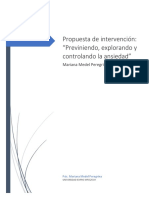 Propuesta de Intervención Comunitaria (Ansiedad)