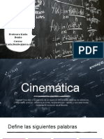 Cinemática para 4PD