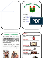 Diptico de La Canción Criolla