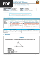 Utilizamos Creativamente Los Triangulos para Solucionar Problemas 4to