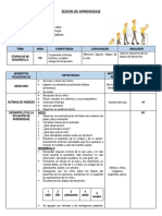 Sesion de Aprendisaje Del 24 Al 28 de Abril