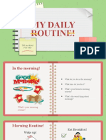 Daily Routine Powerpoint Conversation Topics Dialogs Picture Description Ex 140336