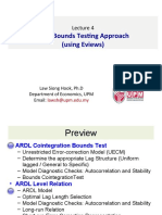 Lecture 4 ARDL - Bounds - Test