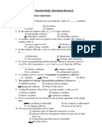 Question Bank-Operations Research Q. 1 Multiple Choice Questions