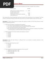 Transfer Pricing - Lecture Notes