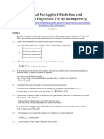 Solution Manual For Applied Statistics and Probability For Engineers 7th by Montgomery