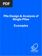 Pile Design & Analysis of Single Piles. Examples