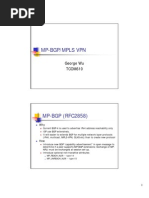 Mp-Bgp/Mpls VPN: George Wu TCOM610