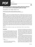 Chemical Modification For Improving Catalytic Performance of Lipase B From Candida Antarctica With Hydrophobic Proline Ionic Liquid